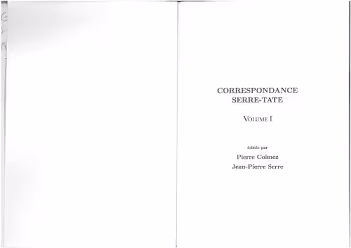 خرید و دانلود نسخه کامل کتاب Correspondance Serre-Tate
