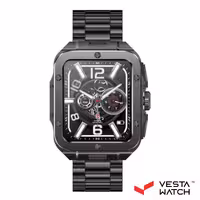 ساعت مچی هوشمند سوئیس میلیتاری SWISS MILITARY مدل SM-ALPS2-GMFRAME/GMSTEELST