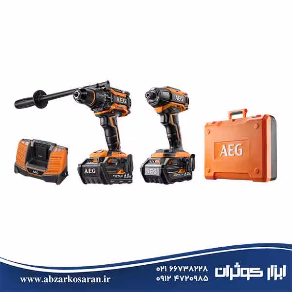 کیت 18 ولت آاگ AEG مدل BSB18F2-602C