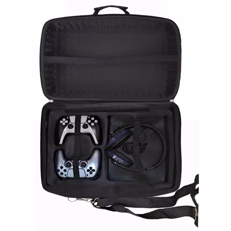 کیف حمل PS5 طرح پارچه ای رنگ مشکی