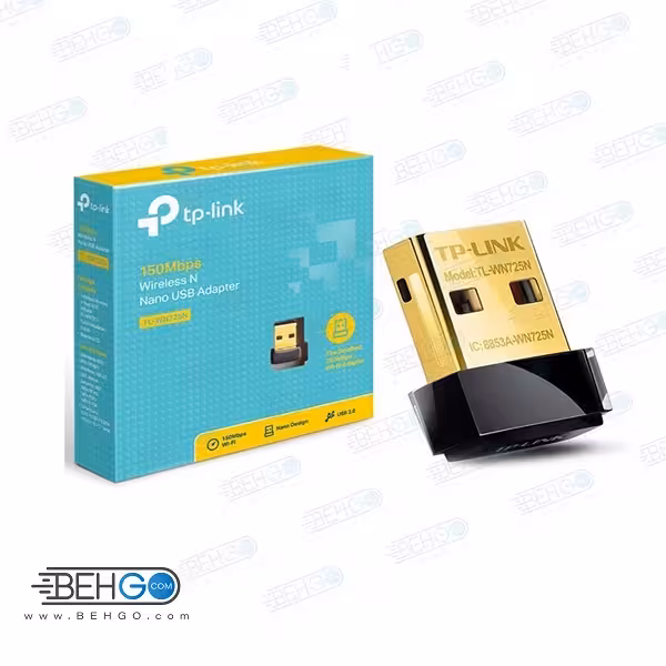کارت شبکه USB بی‌ سیم N150 Nano تی پی-لینک مدل TL-WN725N