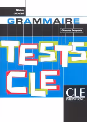 دانلود کتاب Tests de grammaire cle - Niveau debutant