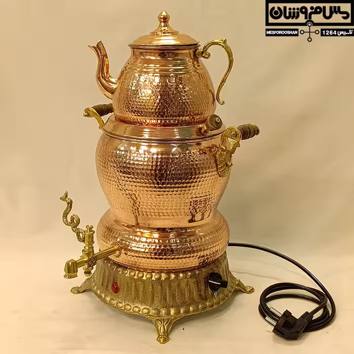 سماور مسی برقی 4 لیتر مدل گرماب