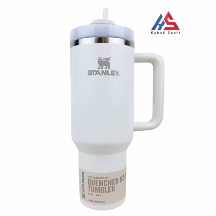 ماگ استنلی 1.18L مدل Quencher H2.O Tumbler سفید