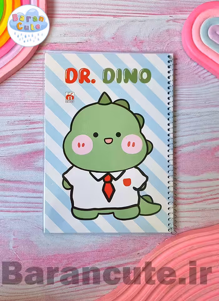 دفتر 60 برگ سیمی جلد شده نهال طرح دکتر دینو