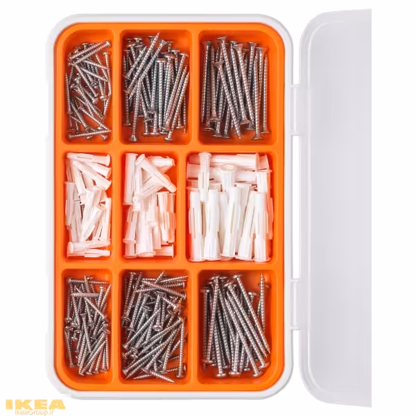 ست پیچ و دوشاخه 260 تکه مدل FIXA | برند ایکیا | ارسال 15 الی 20 روز کاری