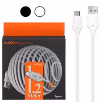 کابل شارژ و دیتا Type c 1.2متری 2.4A Moxom MX-CB40