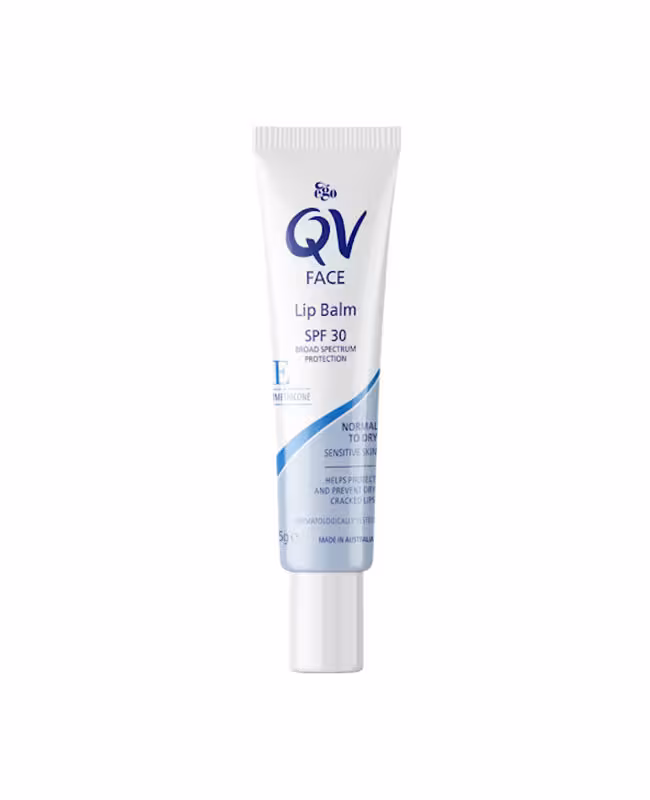 بالم لب spf30 کیووی QV حجم 15 گرم