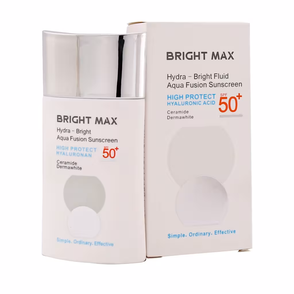 فلوئید ضدآفتاب  SPF50 بی رنگ آکوافیوژن برایت مکس 50 میلی‌لیتر Bright Max