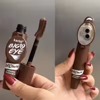 ریمل قهوه ای آینه دار با فرچه خاص بلند کننده و حجم دهنده مژه ترند اینستاگرام