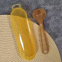 قاشق بزرگ سیلیکونی قابدار طرح هی اورشی