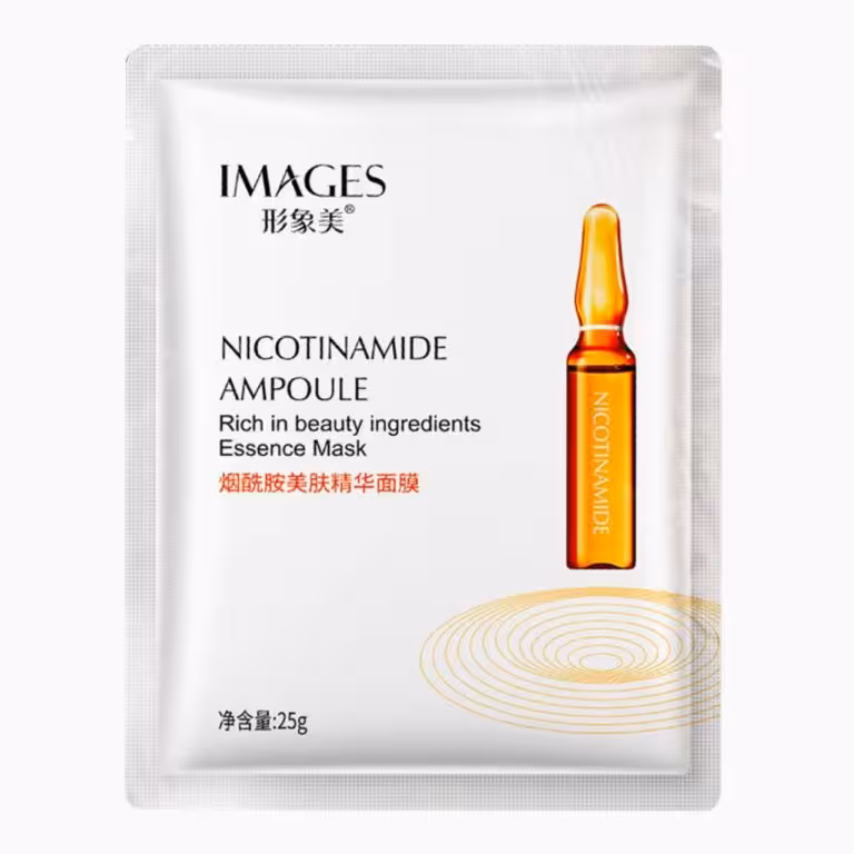 ماسک کلاژن‌ساز ورقه‌ای images عصاره نیکوتین آمید