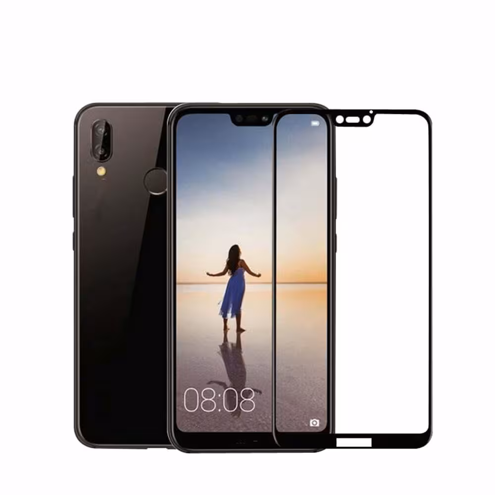 گلس Huawei Nova 3E مدل HD  تمام صفحه