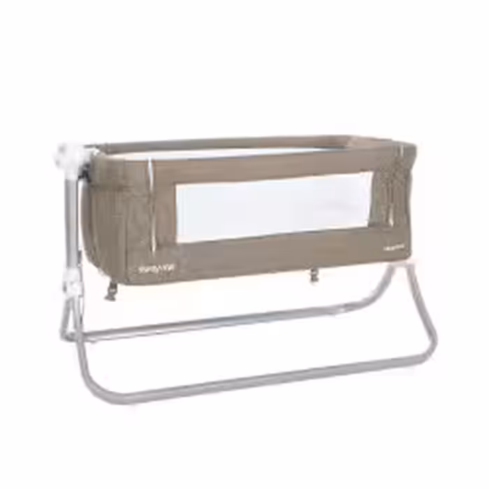 تخت کنار مادر و گهواره برقی sway me بژ