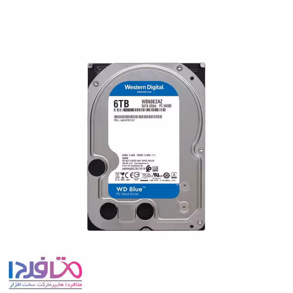 هارد اینترنال وسترن دیجیتال 6TB مدل WD Blue 60EZRZ