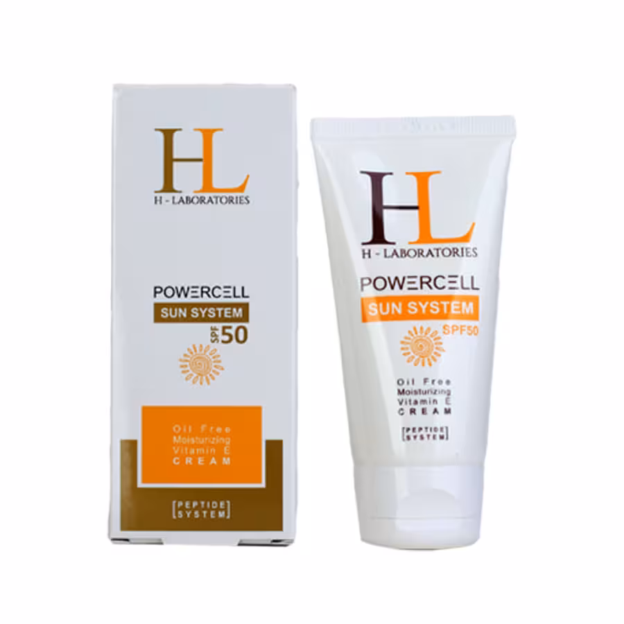 کرم ضد آفتاب بی رنگ اچ ال spf50
