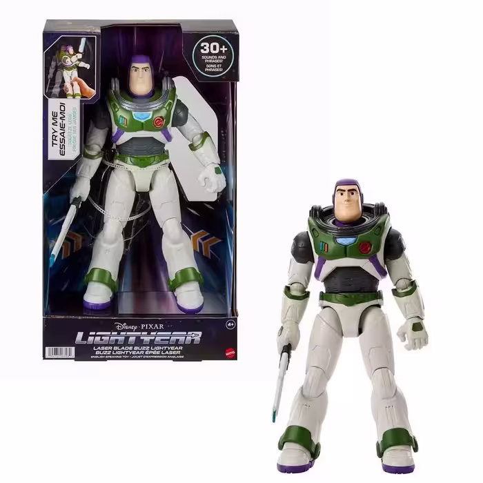 اکشن فیگور بازلایتر سری BUZZ LIGHTYEAR LASER BLADE برند متل