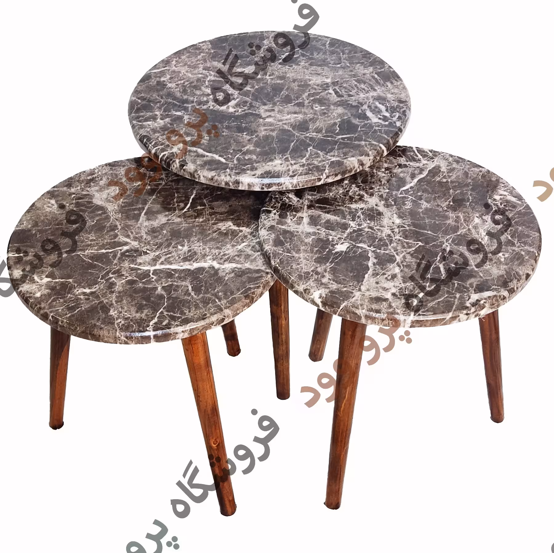 میزعسلی مدل WOT3503، در هشت رنگ رویه مطابق با عکس راهنما، پایه های چوبی و پیچی