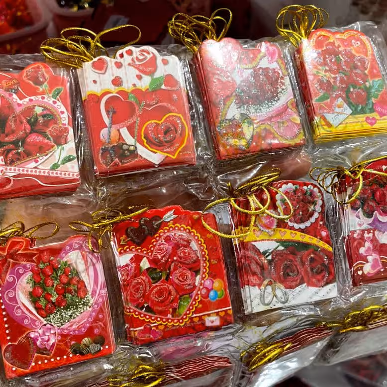 کارت هدیه مناسب تولد یا شاباش عروسی 5 عددی