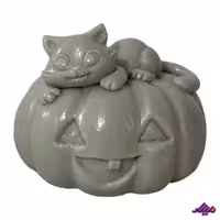 قالب سیلیکونی کدو گربه خوابیده ارتفاع 6 قطر 6 سانت