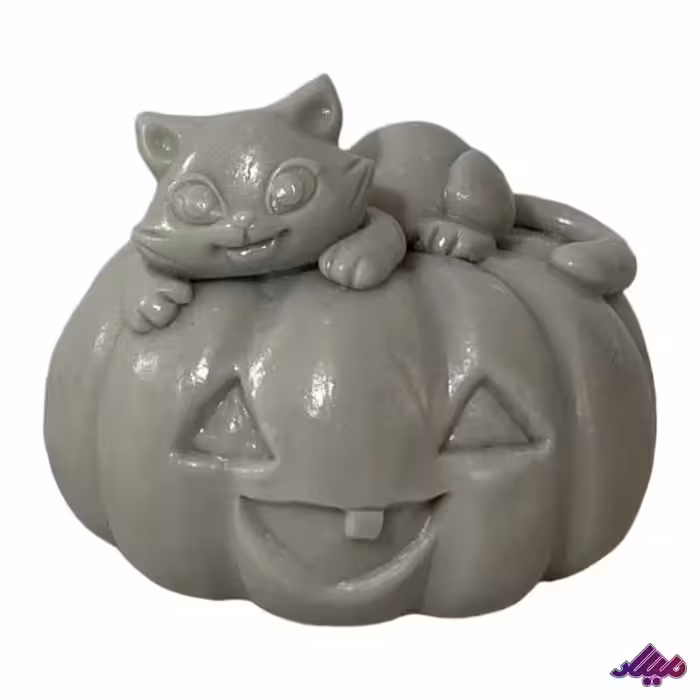 قالب سیلیکونی کدو گربه خوابیده ارتفاع 6 قطر 6 سانت