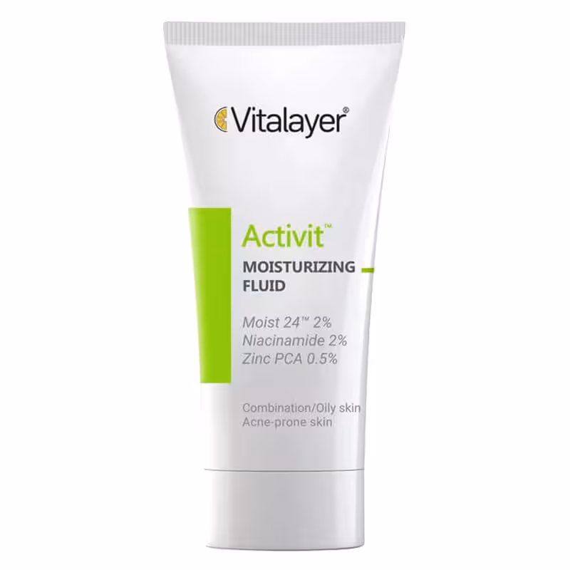 فلوئید مرطوب کننده پوست چرب اکت ویت ویتالیر