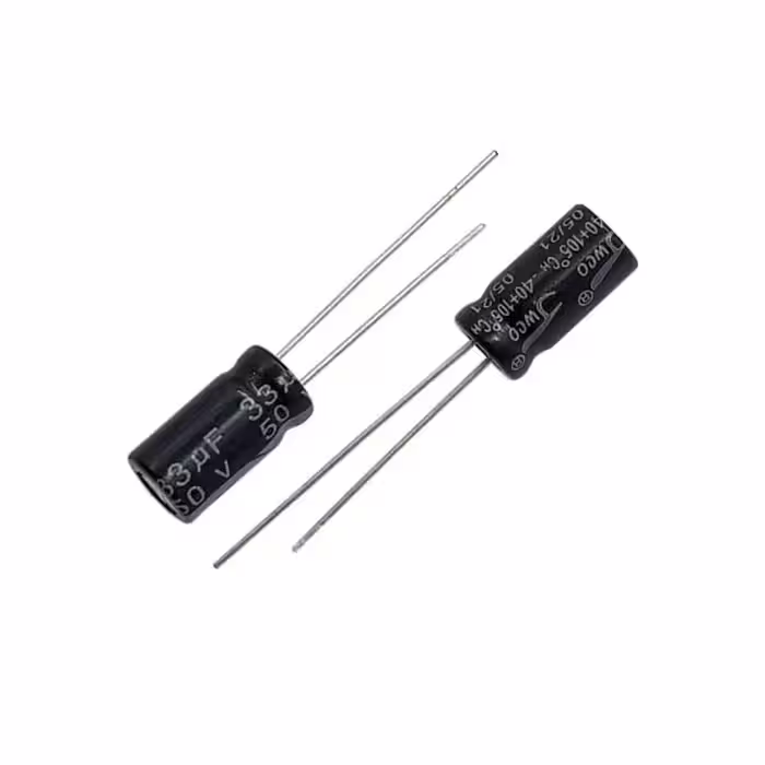 خازن الکترولیتی 33ميكروفاراد 50 ولت – 33UF/50V