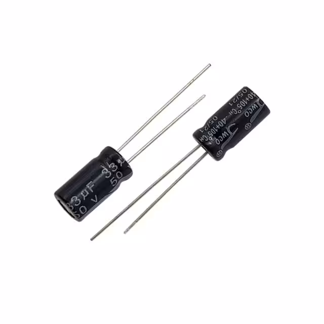 خازن الکترولیتی 33ميكروفاراد 50 ولت – 33UF/50V