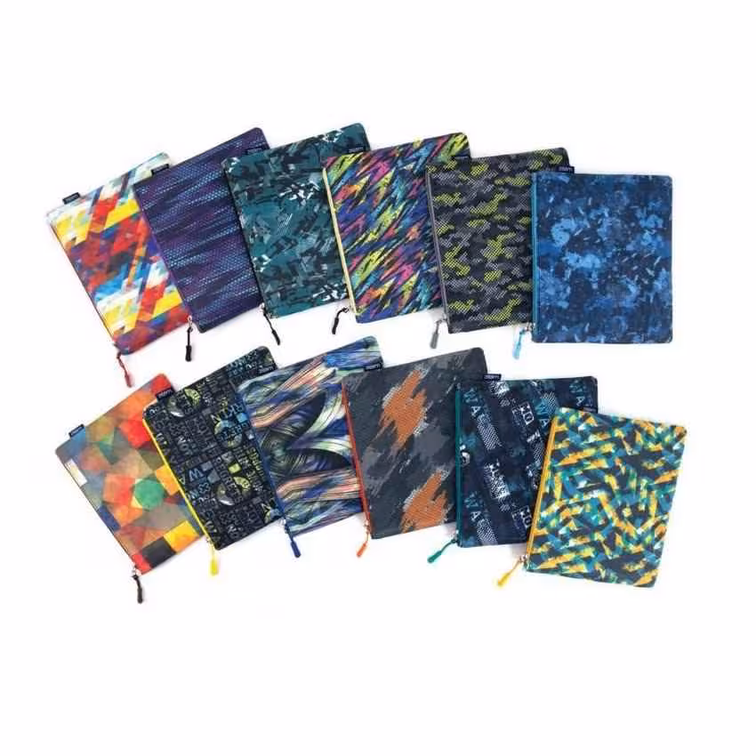 پاکت پارچه ای A5 زیپ دار فانتزی زوم کد676509/15