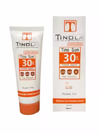 تینولا  کرم ضدآفتاب  ضد لک spf30