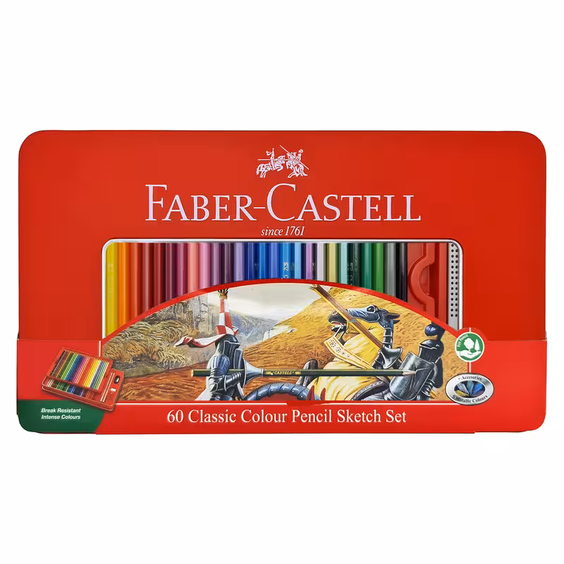مداد رنگی 60 رنگ فابر کاستل مدل CLASSIC کد 115893 | چاوه