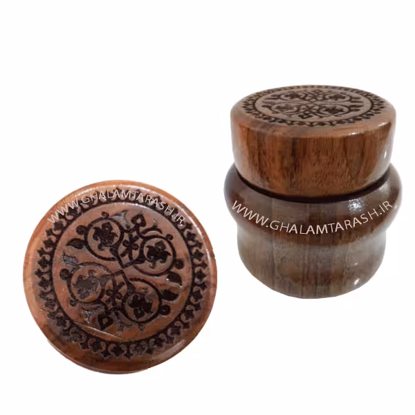 دوات خوشنویسی چوب گردو طرح فلک الافلاک