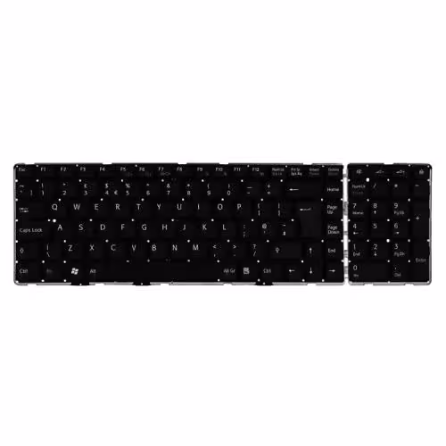 کیبرد لپ تاپ سونی VGN- AW مشکی-اینتربزرگ بدون فریم