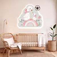 پنل نوری طرح غاز کوچولو