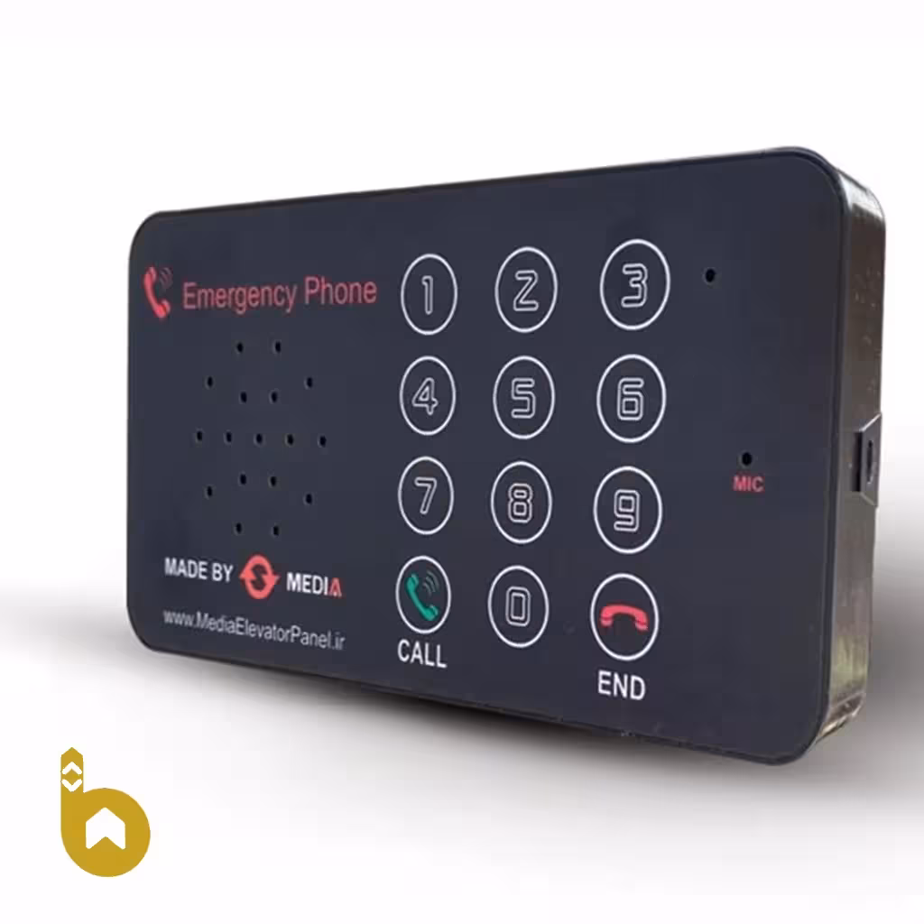 تلفن شستی کابین آسانسور مدل مدیا