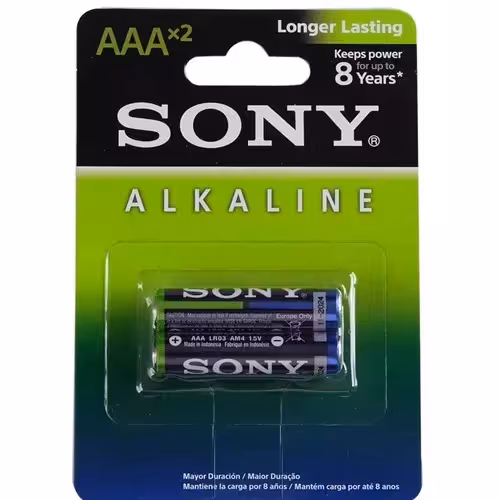 باتری نیم قلمی مدل Alkaline بسته 2 عددی