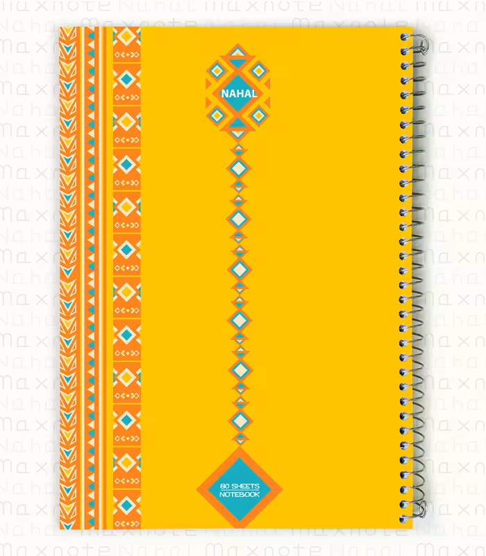 دفتر 80 برگ سیمی کد 3810.طرح 4