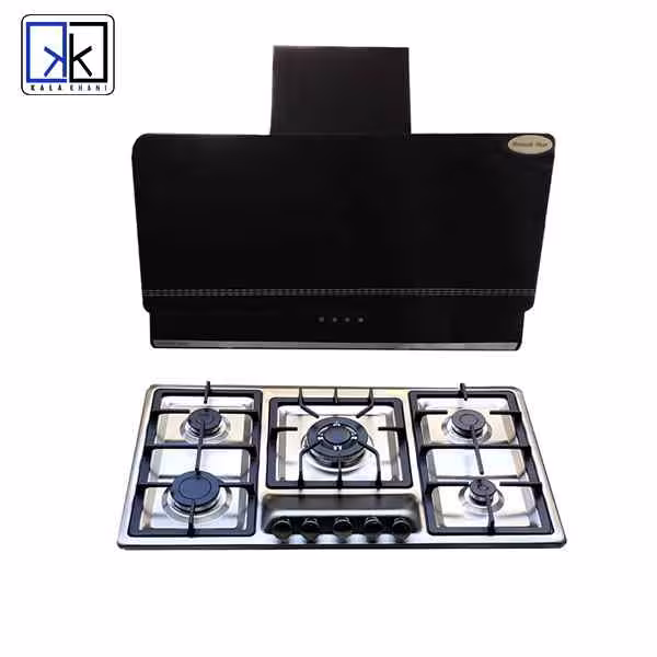 ست هود و اجاق گاز صفحه ای دنپاسر مدل SET 1004