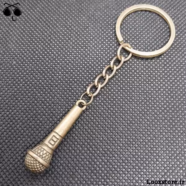 جاکلیدی برنزی مدل میکروفن ارزان قیمت