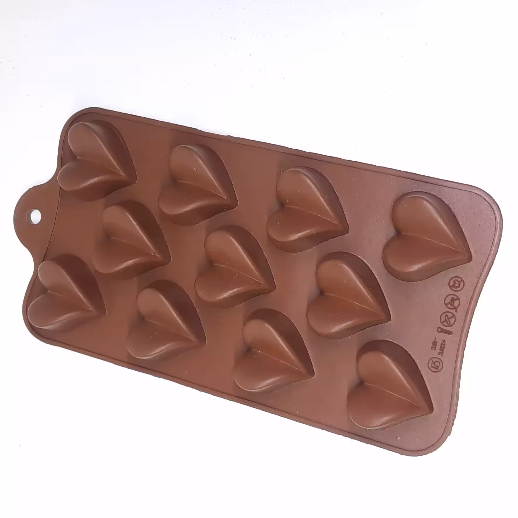 قالب شکلات جنس سلیکونی طرح قلب پروانه ای