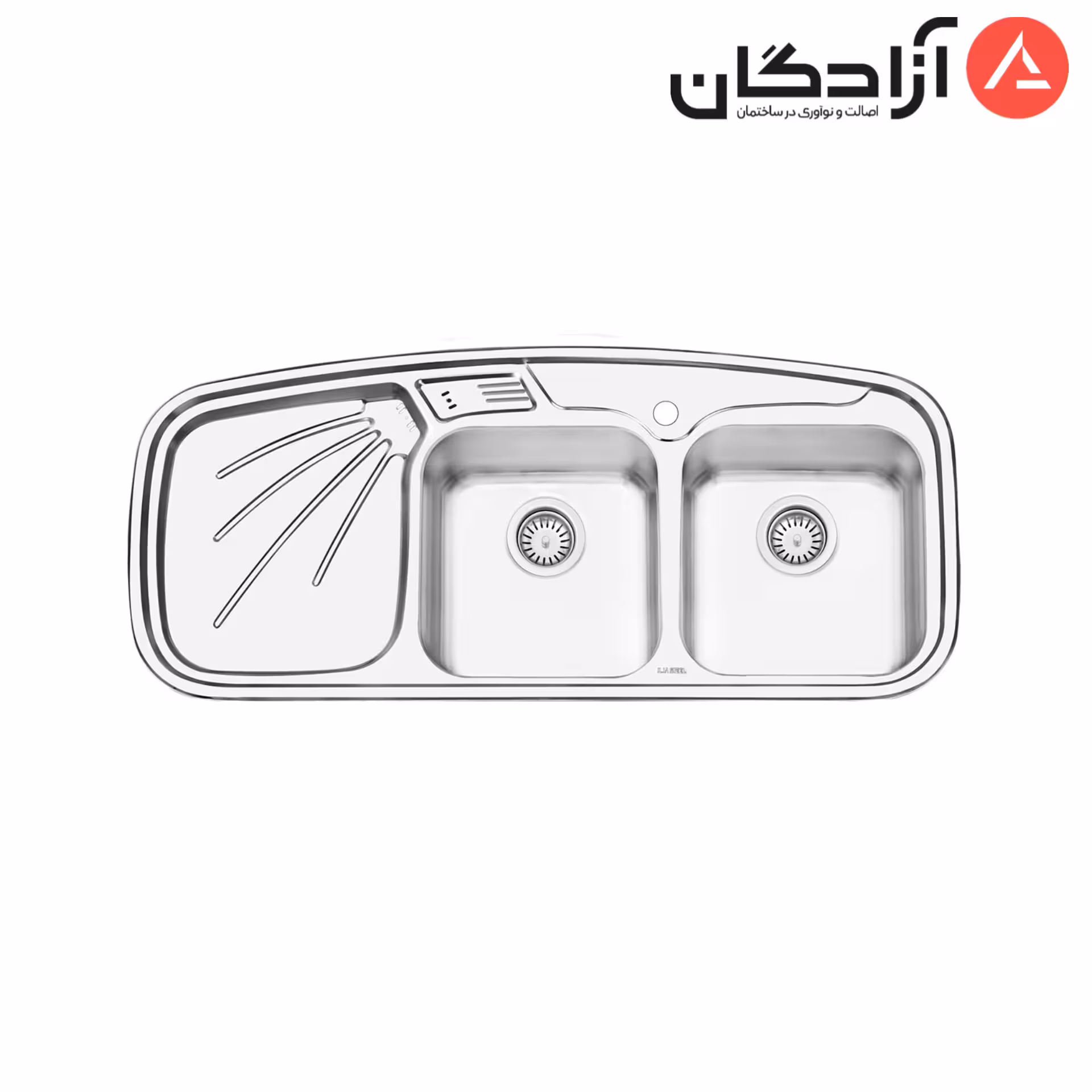 سینک نیمه فانتزی توکار ایلیااستیل 4013