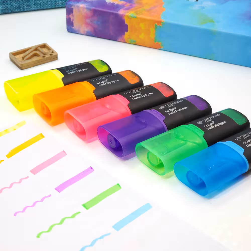 ماژیک هایلایتر نئونی کوچک با جوهر مایع سی کلاس CREATORS CLASS (C Class) Liquid (Liqeo) highlighter mini Fluo H 3128B