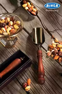 قاشق آجیل دسته چوبی ریور کد 203