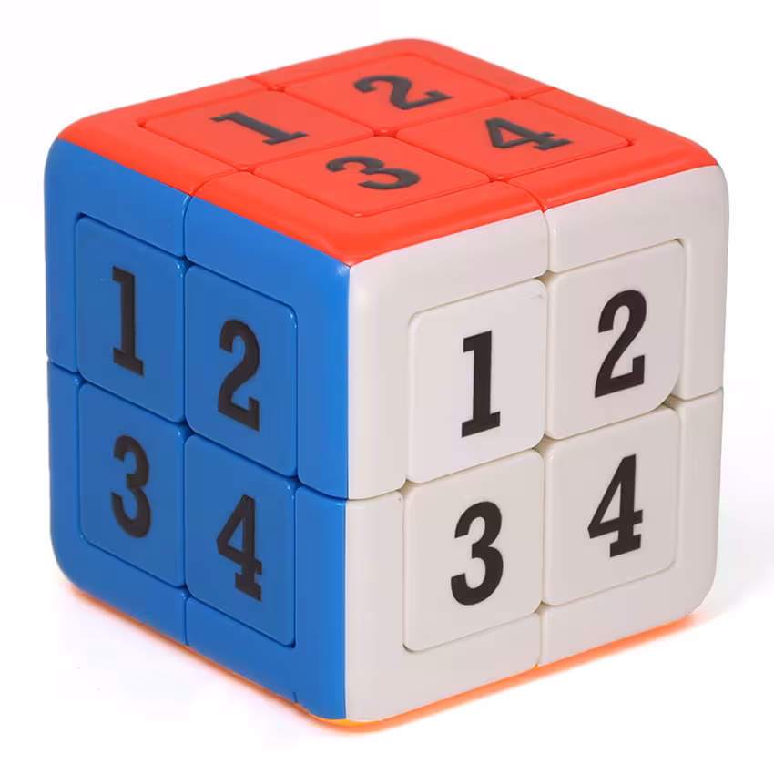 روبیک 2*2 یوکسین جدول اعداد کشویی YuXin 2×2 Digital Puzzle Cube