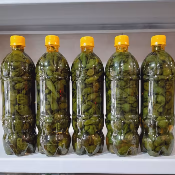 ترشی فلفل همدانی تندو خوشمزه(800)گرم 