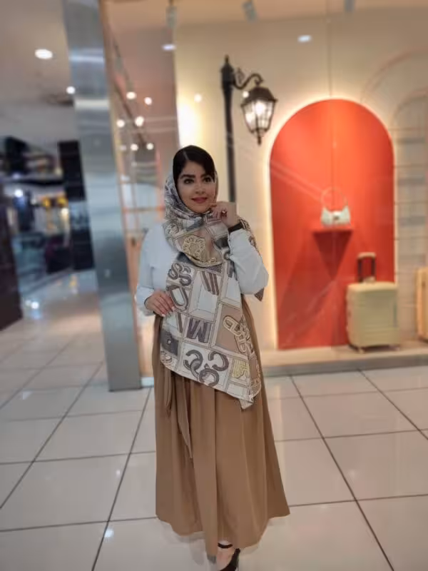 شال نخی سوپر نخ چاپی