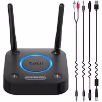 فرستنده بلوتوث 5.2 برای تلویزیون به هدفون/بلندگوی بی‌سیم 1Mii B06TX Bluetooth 5.2 Transmitter for TV to Wireless Headphone/Speaker