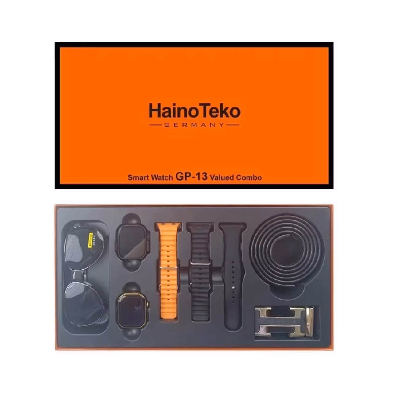 ساعت هوشمند هاینو تکو مدل GP-13 به همراه عینک افتابی و کمربند