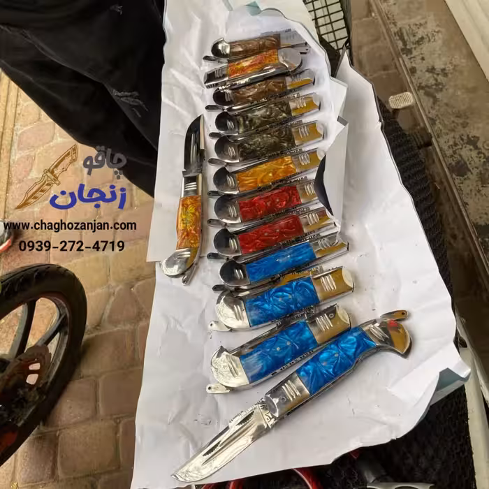 چاقو دنده ای خدایی تمام استیل دسته اپوکسی | ویژه کلکسیون