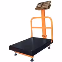 باسکول 300 کیلویی تاشو محک گارددار مدل کیبورد استیل